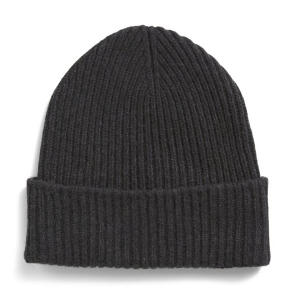 NEW TESMA Made In Italy Recycled Cashmere And Wool Blend Ribbed Beanie 1025 2m1 - Picture 3 of 3